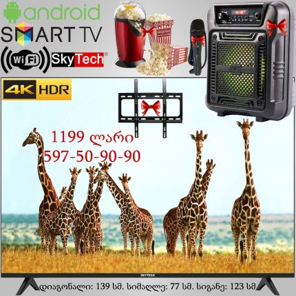 Smart TV – SKYTECH (55 Inch – 139 სმ)